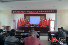 濠头乡召开第一季度党建工作问题整改 暨四月份党建工作例会
